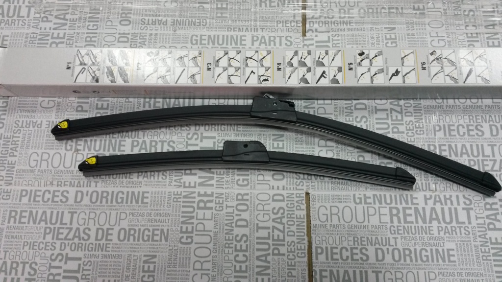 Renault 28 89 012 17R Frameless wiper set 550/400 288901217R