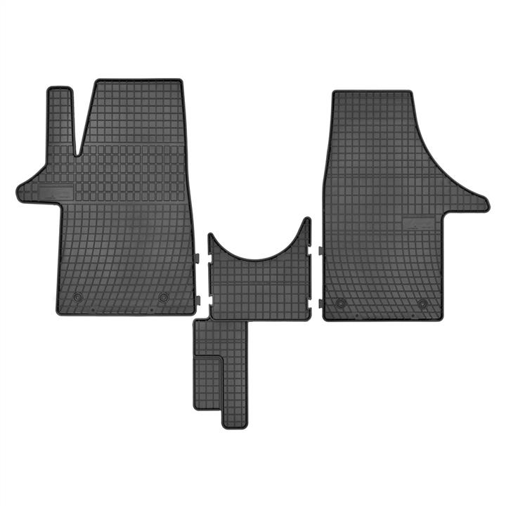 Frogum D0073 Interior mats Frogum rubber black for Volkswagen Transporter (2011-2015) D0073