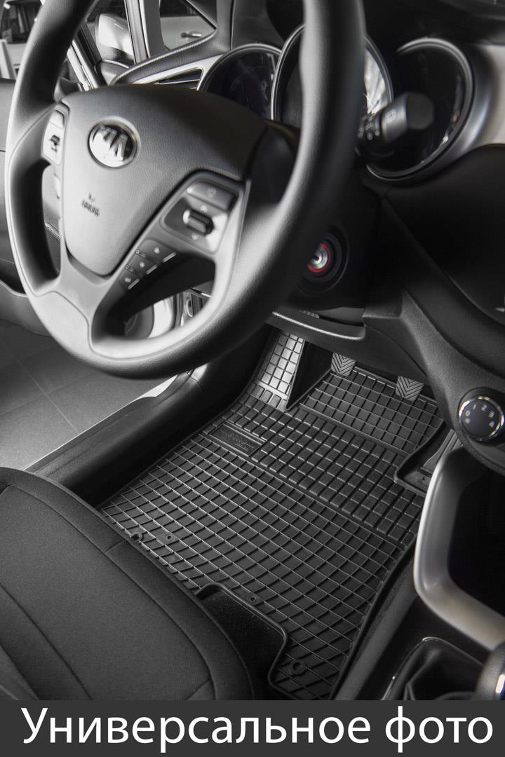 Interior mats Frogum rubber black for Mitsubishi L200 (2005-2015) Frogum 0483