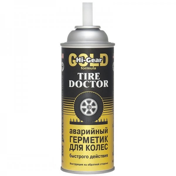 Hi-Gear HG5335 Emergency sealant for wheels (with hose) "TIRE DOCTOR", 340 ml HG5335