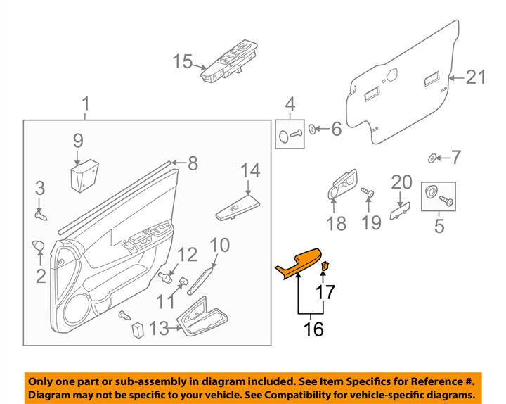 0K53B5833044 Hyundai/Kia Handle