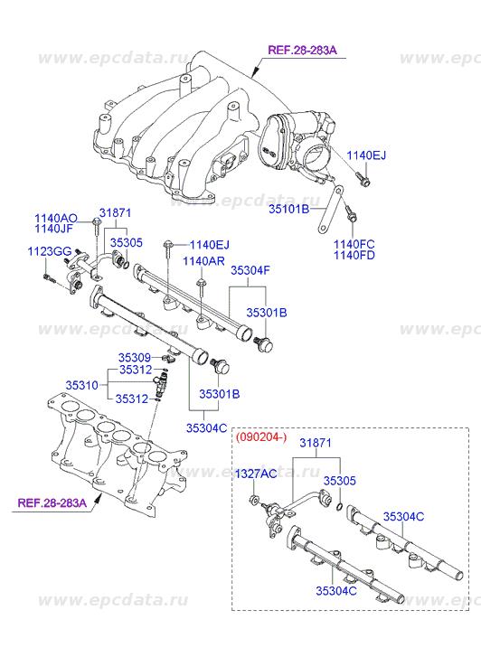 3530535550 Hyundai/Kia O-ring