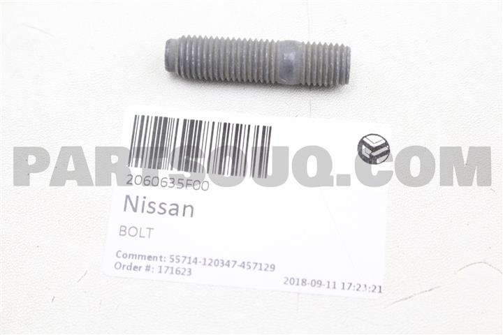 Nissan 20606-35F00 Bolt 2060635F00