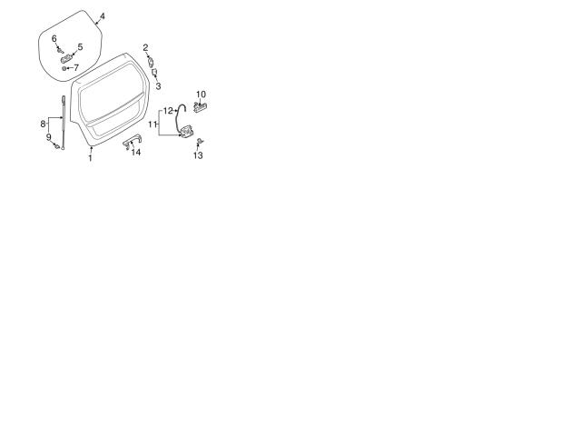 63112SC010 Subaru Door bumper