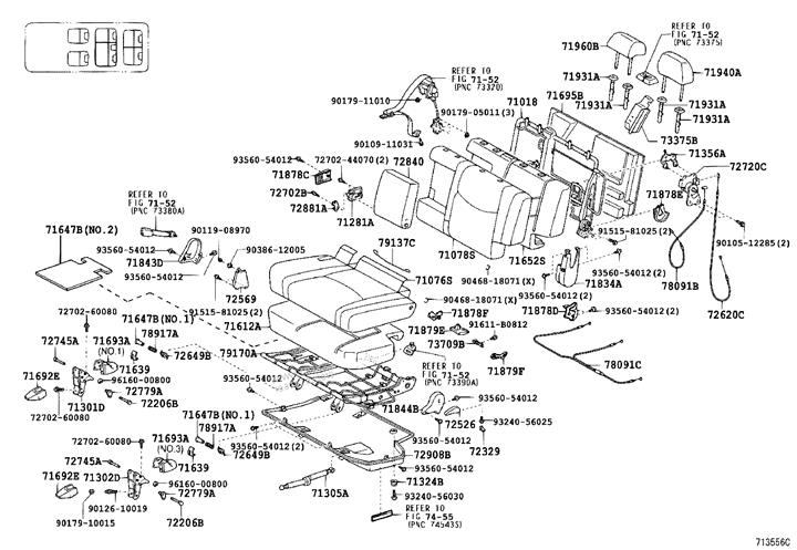 7162960340B0 Toyota Molding