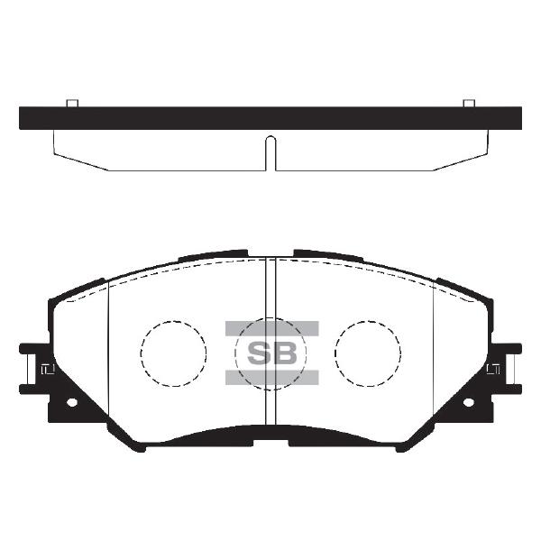 Sangsin SP2093 Front disc brake pads, set SP2093