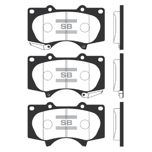 Sangsin SP2033 Front disc brake pads, set SP2033