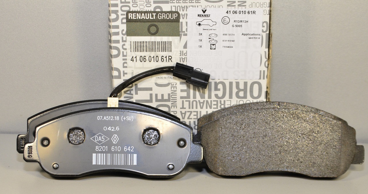 Renault 41 06 010 61R Disc brake pad set 410601061R
