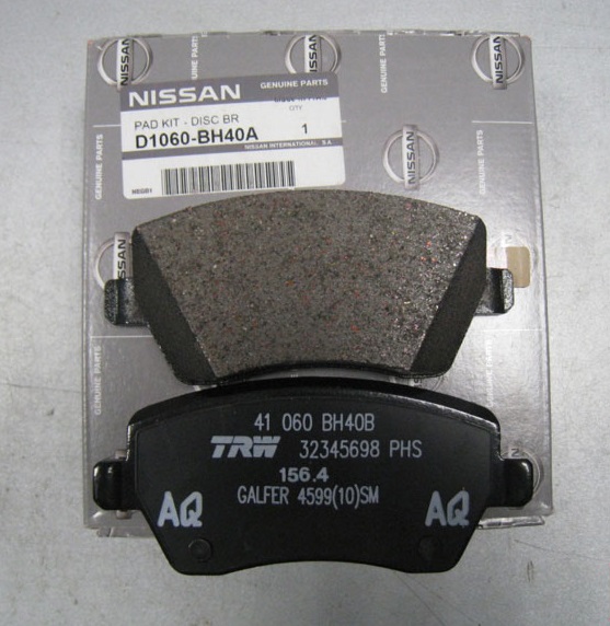 Nissan D1060-BH40A Brake Pad Set, disc brake D1060BH40A