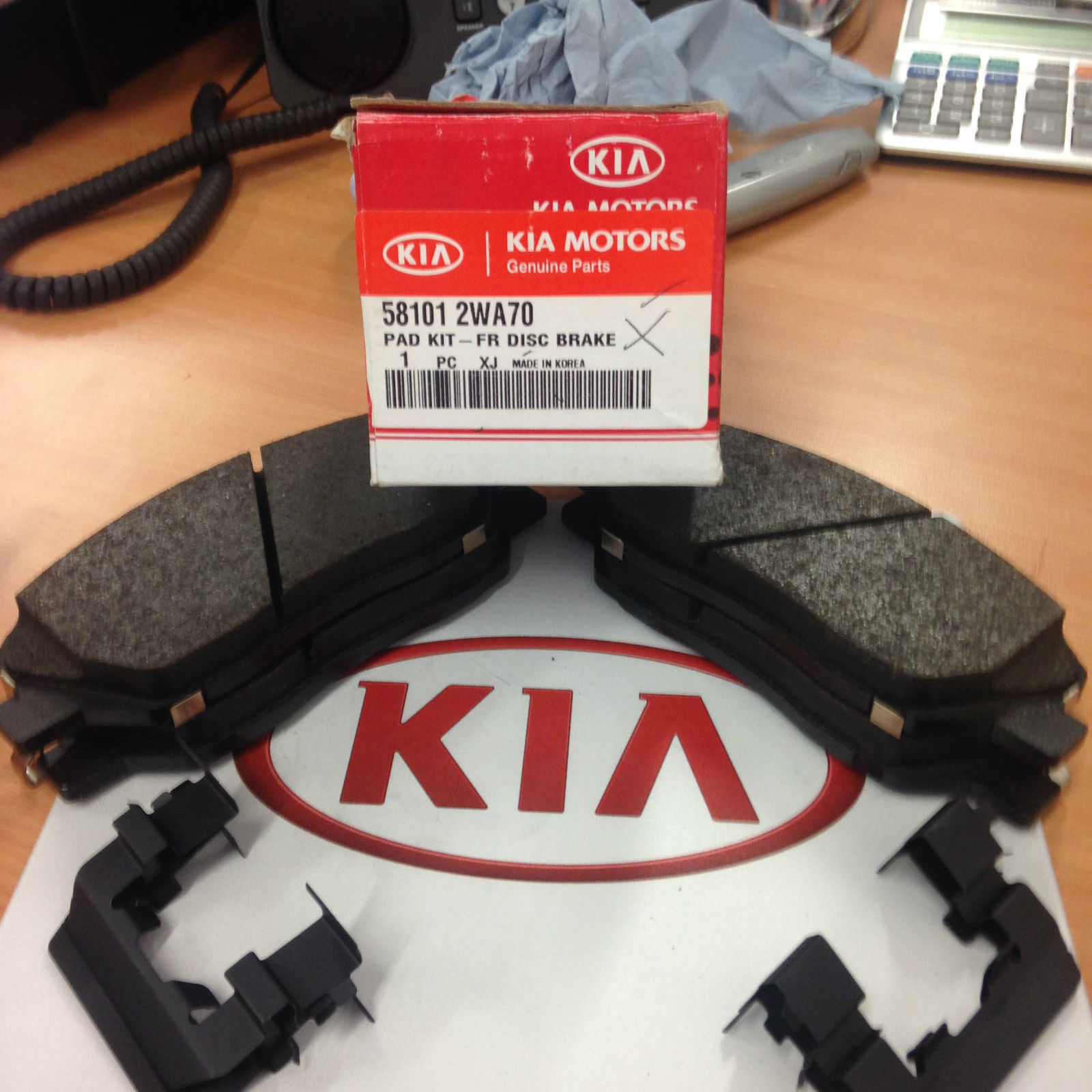 Hyundai/Kia 58101 2WA70 Brake Pad Set, disc brake 581012WA70