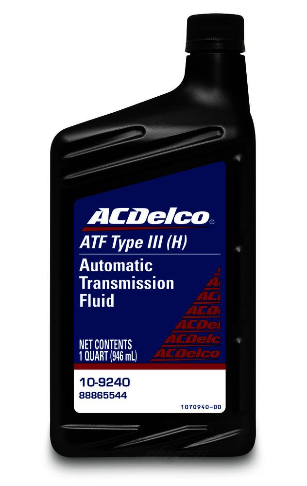 AC Delco 10-9240 Transmission oil AC Delco ATF Type III (H) Automatic Transmission Fluid, 0.946 l 109240