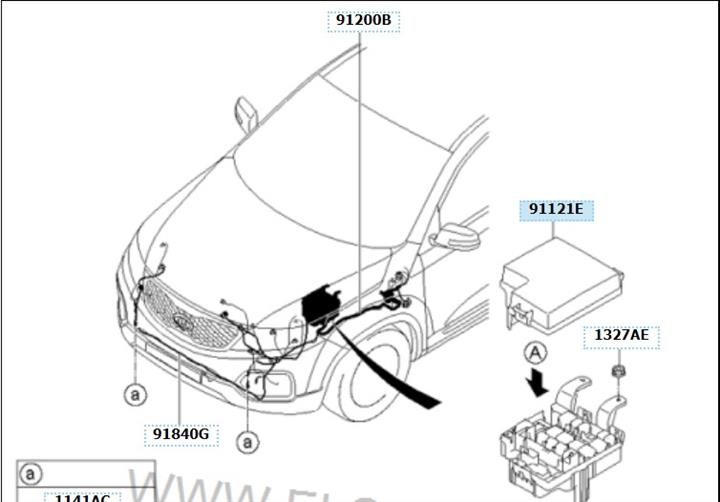 919412P030 Hyundai/Kia COVER PLASTIC