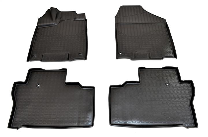 NorPlast NPA10-C30-700 Interior mats NorPlast rubber black for Honda Pilot (2009-2015), 4 pc. NPA10C30700