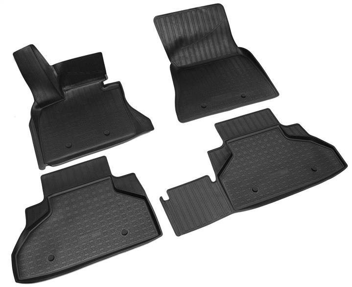 NorPlast NPA11-C07-760 Interior mats NorPlast rubber black for BMW X6 (2015-), 4 pc. NPA11C07760