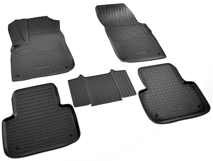 NorPlast NPA11-C05-774 Interior mats NorPlast rubber black for Audi Q7 (2015-), 4 pc. NPA11C05774