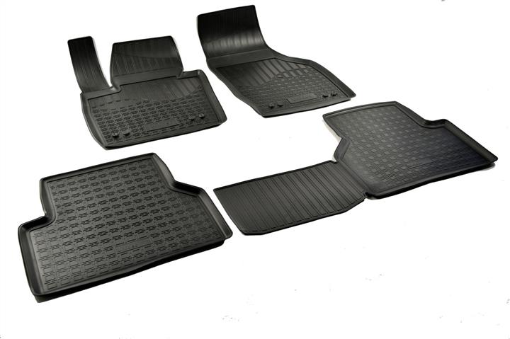 NorPlast NPA11-C05-600 Interior mats NorPlast rubber black for Audi Q3 (2011-), 4 pc. NPA11C05600