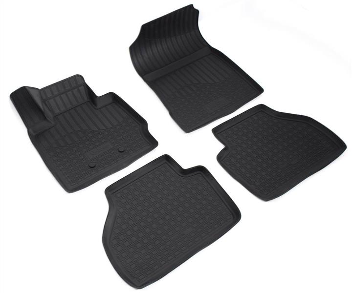 NorPlast NPA10-C07-600 Interior mats NorPlast rubber black for BMW X4 (2014-2017), 4 pc. NPA10C07600