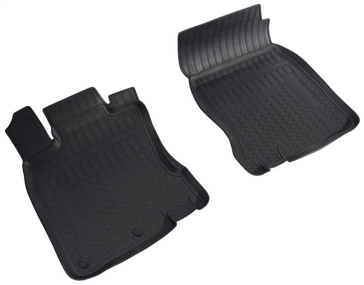 NorPlast NPA10-C61-604 Interior mats NorPlast rubber black for Nissan Qashqai (2014-), 4 pc. NPA10C61604