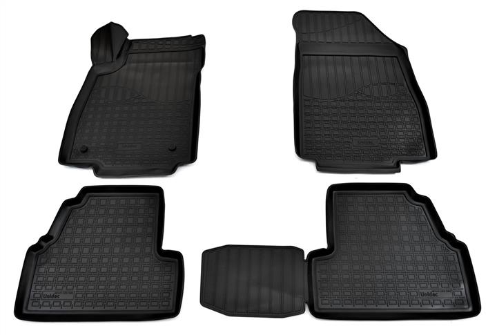 NorPlast NPA11-C63-580 Interior mats NorPlast rubber black for Chevrolet Tracker / trax (2013-), 4 pc. NPA11C63580
