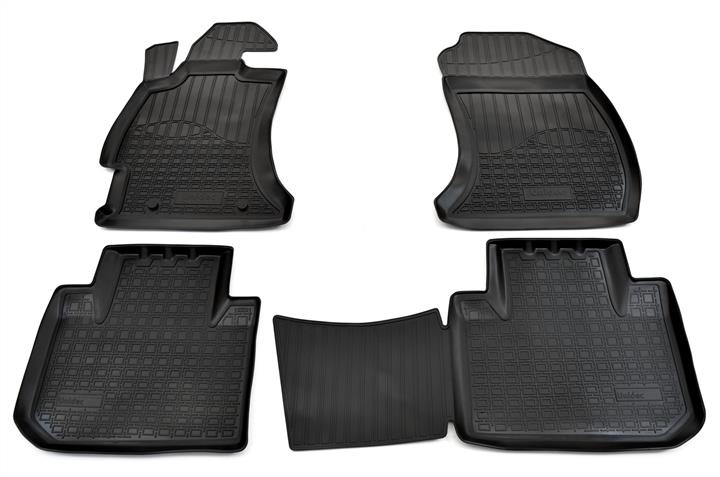 NorPlast NPA11-C84-120 Interior mats NorPlast rubber black for Subaru Forester (2013-), 4 pc. NPA11C84120