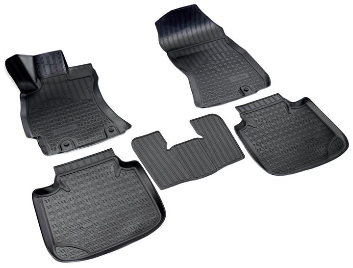 NorPlast NPA11-C84-400 Interior mats NorPlast rubber black for Subaru Outback (2015-), 4 pc. NPA11C84400