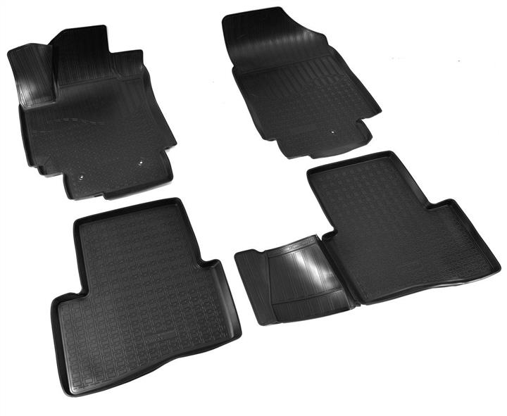 NorPlast NPA11-C31-050 Interior mats NorPlast rubber black for Hyundai Creta (2016-), 4 pc. NPA11C31050