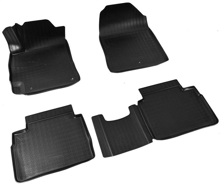 NorPlast NPA11-C31-063 Interior mats NorPlast rubber black for Hyundai Elantra (2016-), 4 pc. NPA11C31063