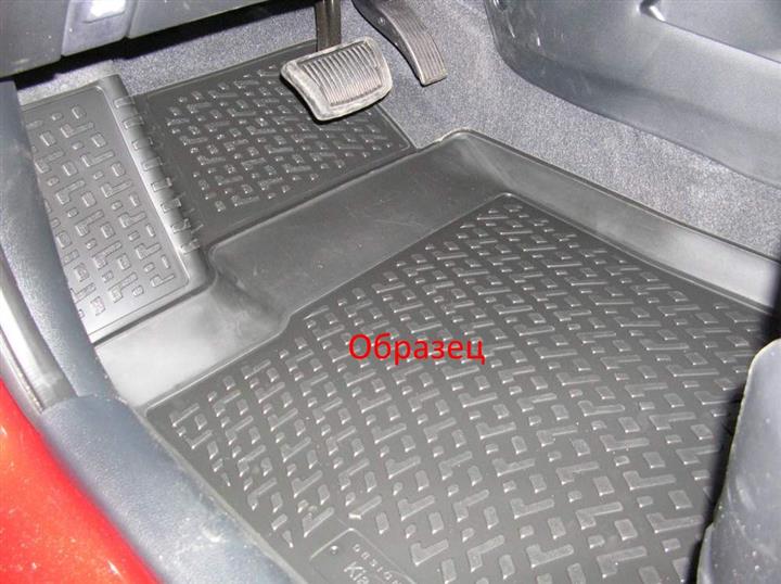 L.LOCKER 215080201 Interior mats L.LOCKER rubber black for Fiat 500x (2014-), 4 pc. 215080201