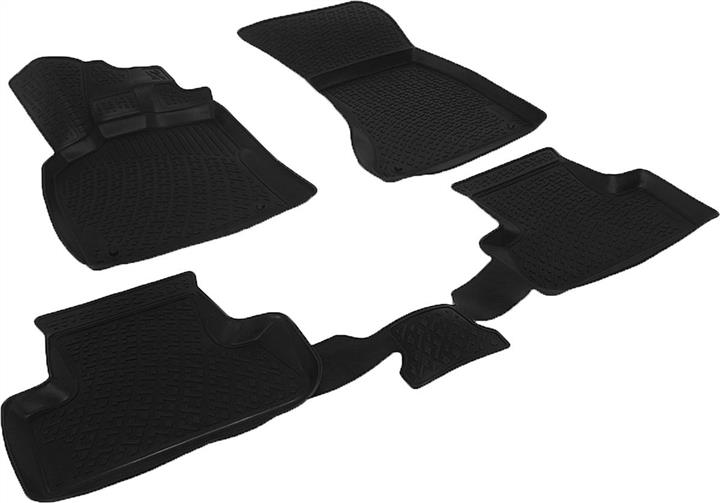 L.LOCKER 200060101 Interior mats L.LOCKER rubber black for Audi Q3 (2011-), 4 pc. 200060101