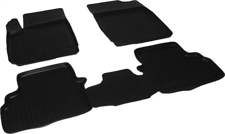 L.LOCKER 214070101 Interior mats L.LOCKER rubber black for Chery A3 / M11 (2008-), 4 pc. 214070101