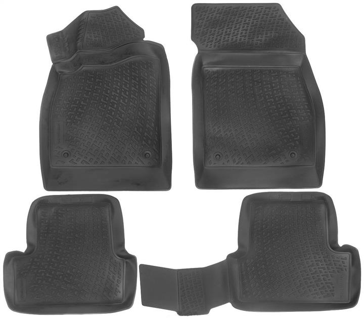 L.LOCKER 207100101 Interior mats L.LOCKER rubber black for Chevrolet Cruze (2008-2015), 4 pc. 207100101