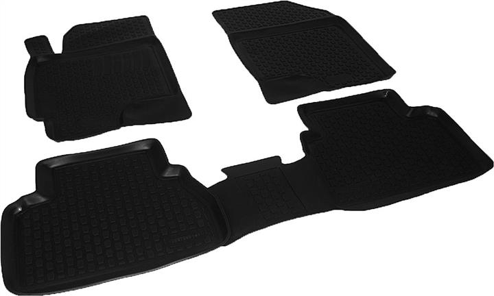 L.LOCKER 207090101 Interior mats L.LOCKER rubber black for Chevrolet Epica (2006-2015), 4 pc. 207090101