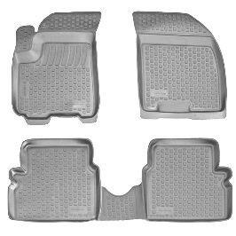 L.LOCKER 207090201 Interior mats L.LOCKER rubber gray for Chevrolet Epica (2006-2015), 4 pc. 207090201