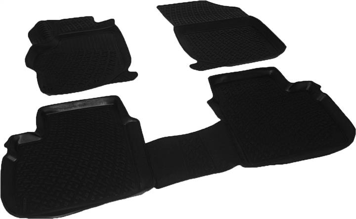 L.LOCKER 222070101 Interior mats L.LOCKER rubber black for Citroen C-elysee (2013-), 4 pc. 222070101
