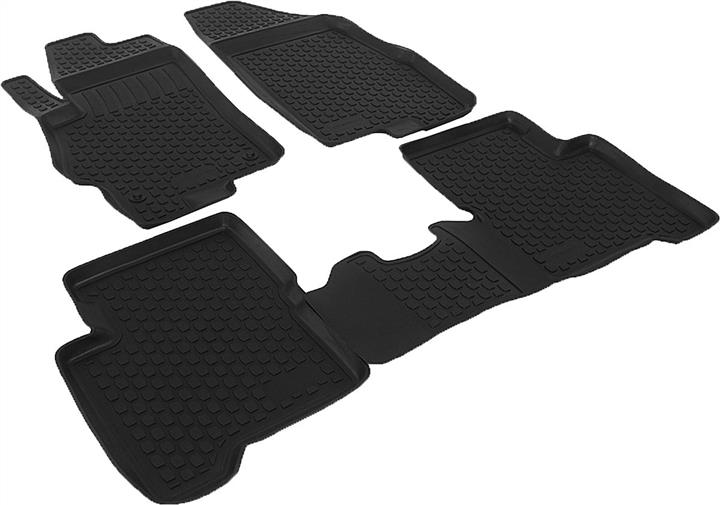L.LOCKER 215060101 Interior mats L.LOCKER rubber black for Fiat Linea (2007-2015), 4 pc. 215060101