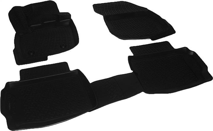 L.LOCKER 202060401 Interior mats L.LOCKER rubber black for Ford Mondeo (2014-), 4 pc. 202060401