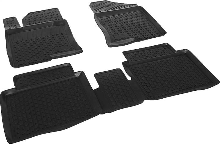 L.LOCKER 204040201 Interior mats L.LOCKER rubber black for Hyundai Sonata (2009-2014), 4 pc. 204040201