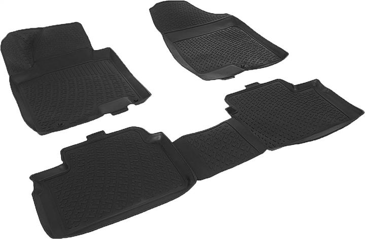 L.LOCKER 203080401 Interior mats L.LOCKER rubber black for KIA Cee'd (2012-), 4 pc. 203080401
