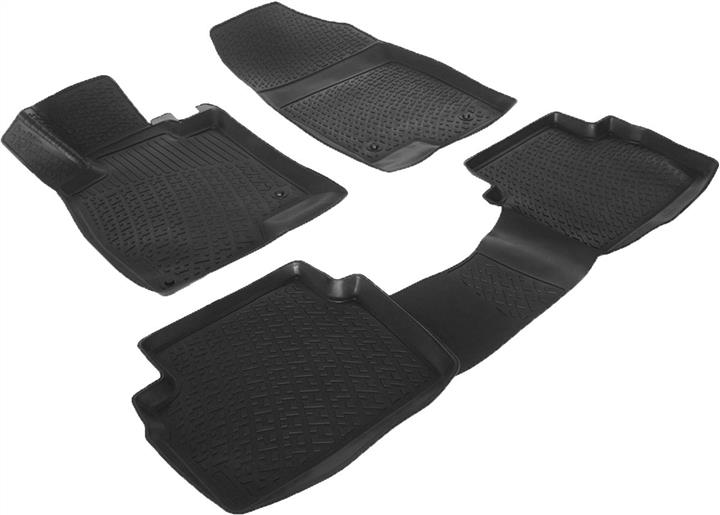 L.LOCKER 210020501 Interior mats L.LOCKER rubber black for Mazda 3 (2014-), 4 pc. 210020501