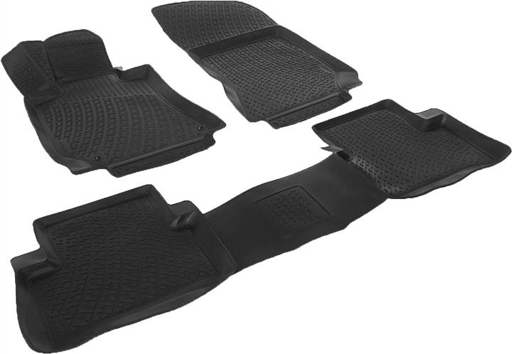 L.LOCKER 227060201 Interior mats L.LOCKER rubber black for Mercedes E-class (2009-2016), 4 pc. 227060201