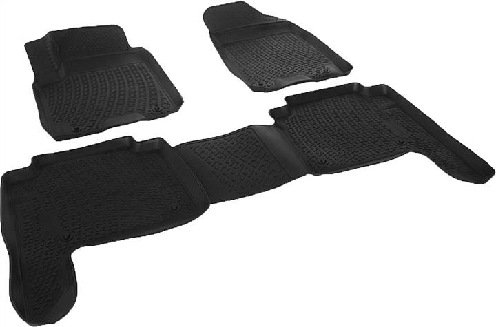 L.LOCKER 205080101 Interior mats L.LOCKER rubber black for Nissan Patrol (2010-), 4 pc. 205080101