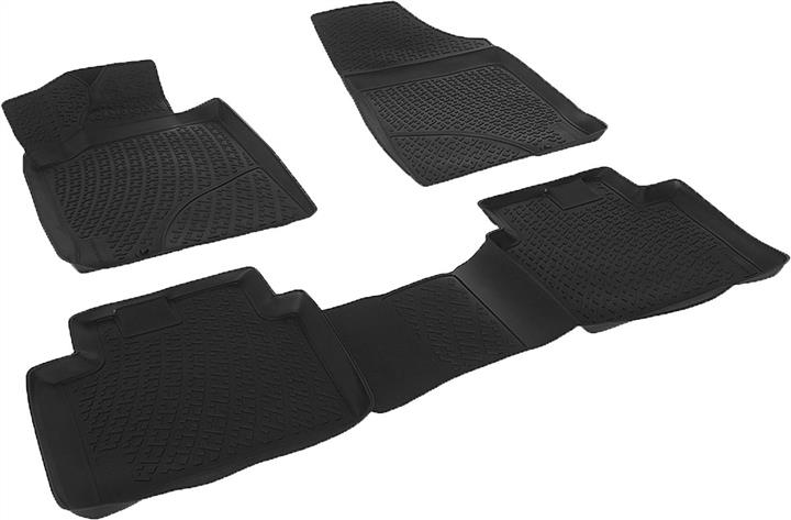 L.LOCKER 205110201 Interior mats L.LOCKER rubber black for Nissan Teana (2008-2014), 4 pc. 205110201