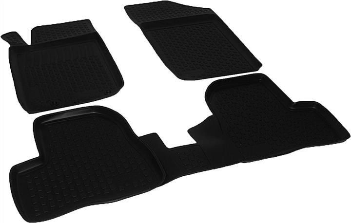 L.LOCKER 220050101 Interior mats L.LOCKER rubber black for Peugeot 207 (2006-2014), 4 pc. 220050101