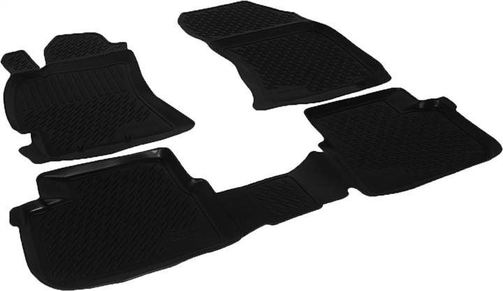 L.LOCKER 240010101 Interior mats L.LOCKER rubber black for Subaru Forester (2008-2013), 4 pc. 240010101