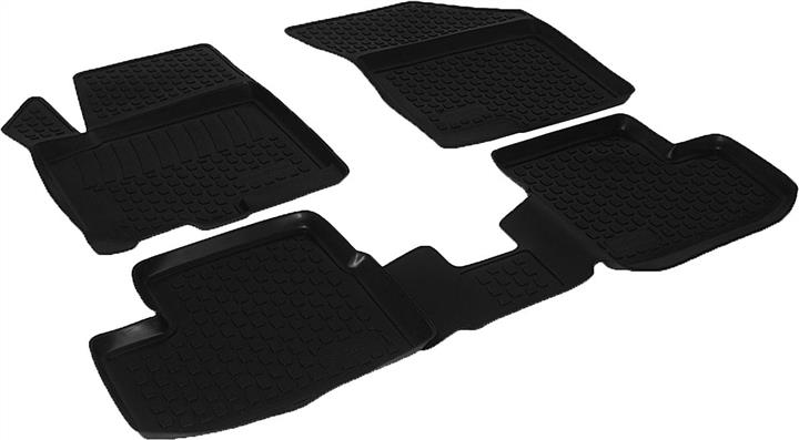 L.LOCKER 212050101 Interior mats L.LOCKER rubber black for Suzuki Splash (2008-2014), 4 pc. 212050101