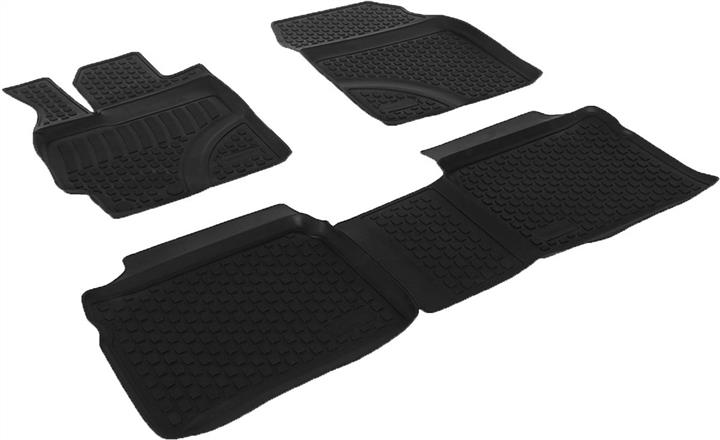 L.LOCKER 209080101 Interior mats L.LOCKER rubber black for Toyota Prius (2012-2015), 4 pc. 209080101