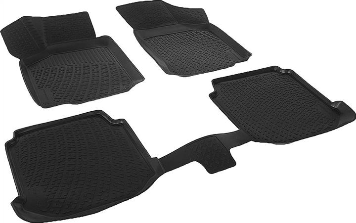 L.LOCKER 201050201 Interior mats L.LOCKER rubber black for Volkswagen Golf iv (1997-2003), 4 pc. 201050201