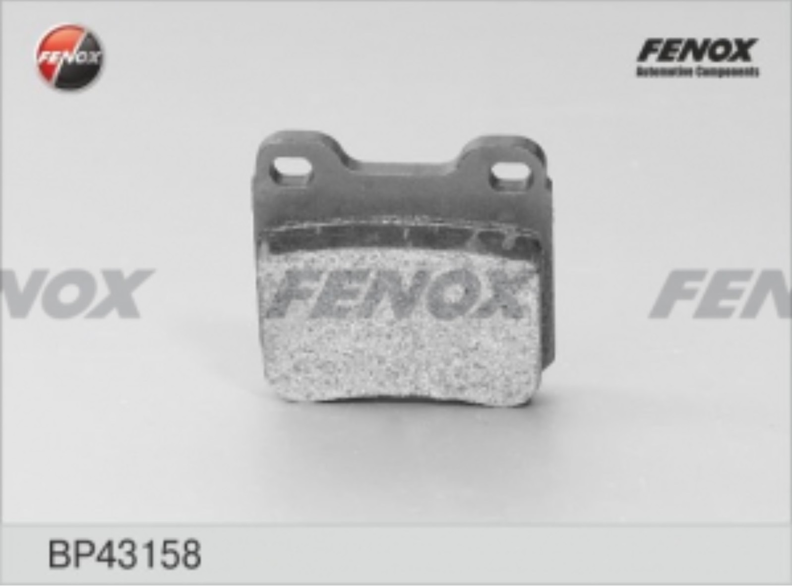 Fenox BP43158 Brake Pad Set, disc brake BP43158