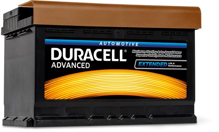 Duracell DA 74 Battery Duracell Advanced 12V 74AH 680A(EN) R+ DA74