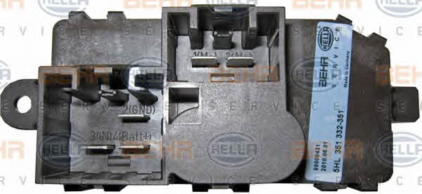 Behr-Hella 5HL 351 332-351 Heater control unit 5HL351332351